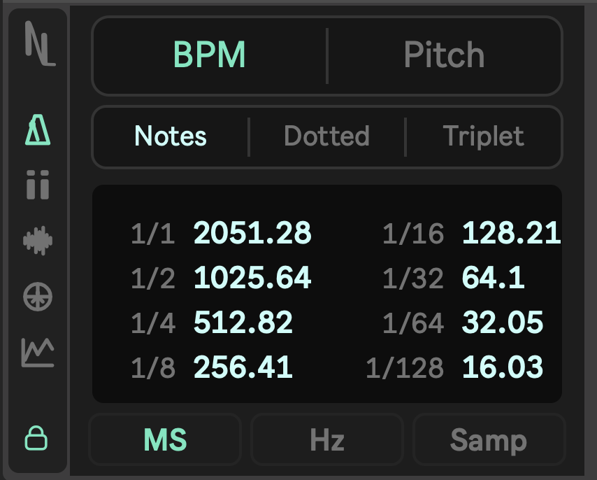 Swiss Army Meter 6 BPM timing tools